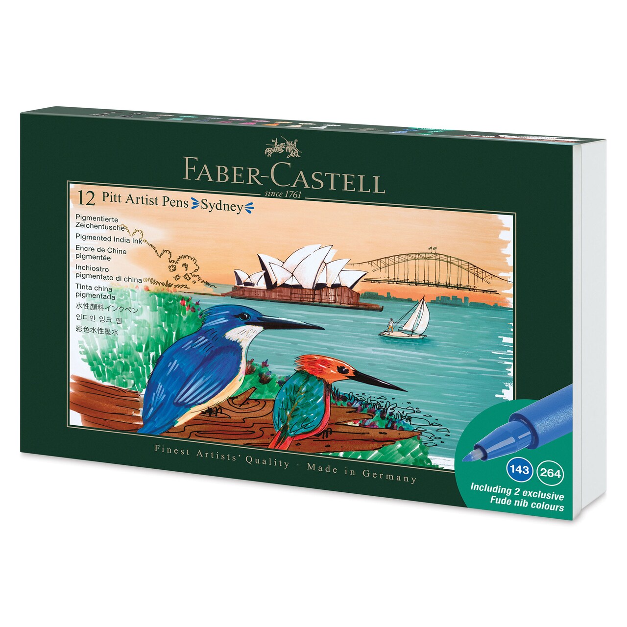 Faber-Castell Pitt Artist City Collection Brush Pens - Set of 12, Sydney